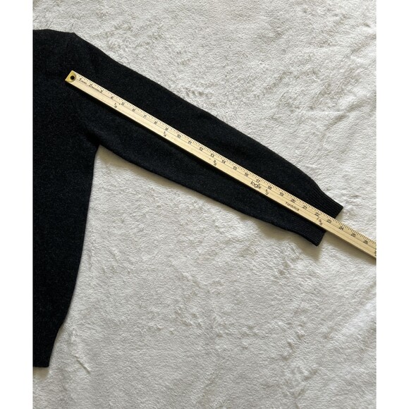 Polo Ralph Lauren 100% Lambs Wool Italian Yarn Sweater Pullover Gray Size Large - Picture 6 of 7